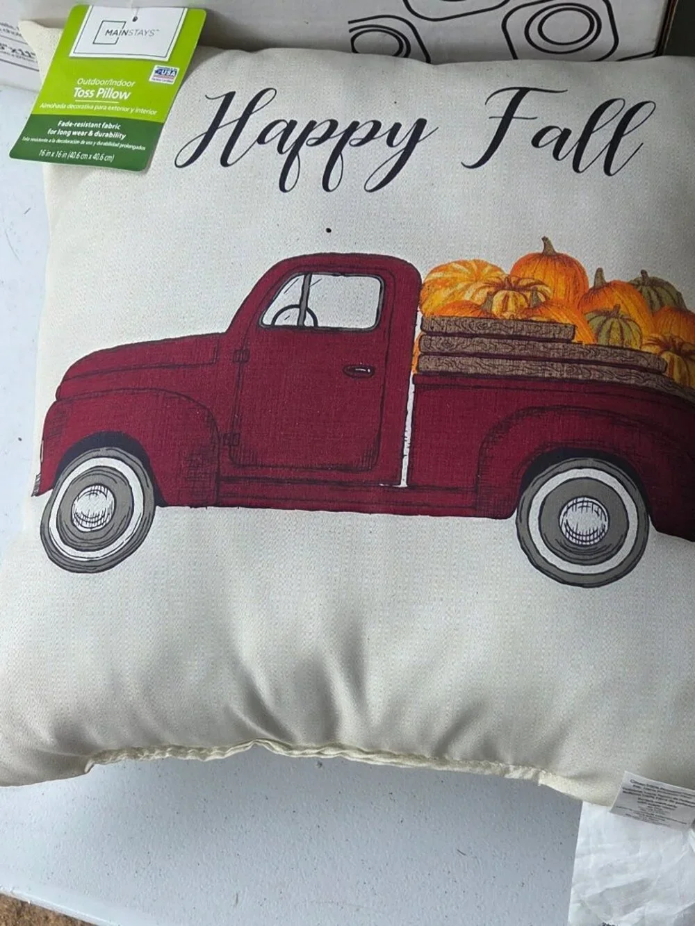 Main Stays Fall Indoor/Outdoor Toss Pillow 15